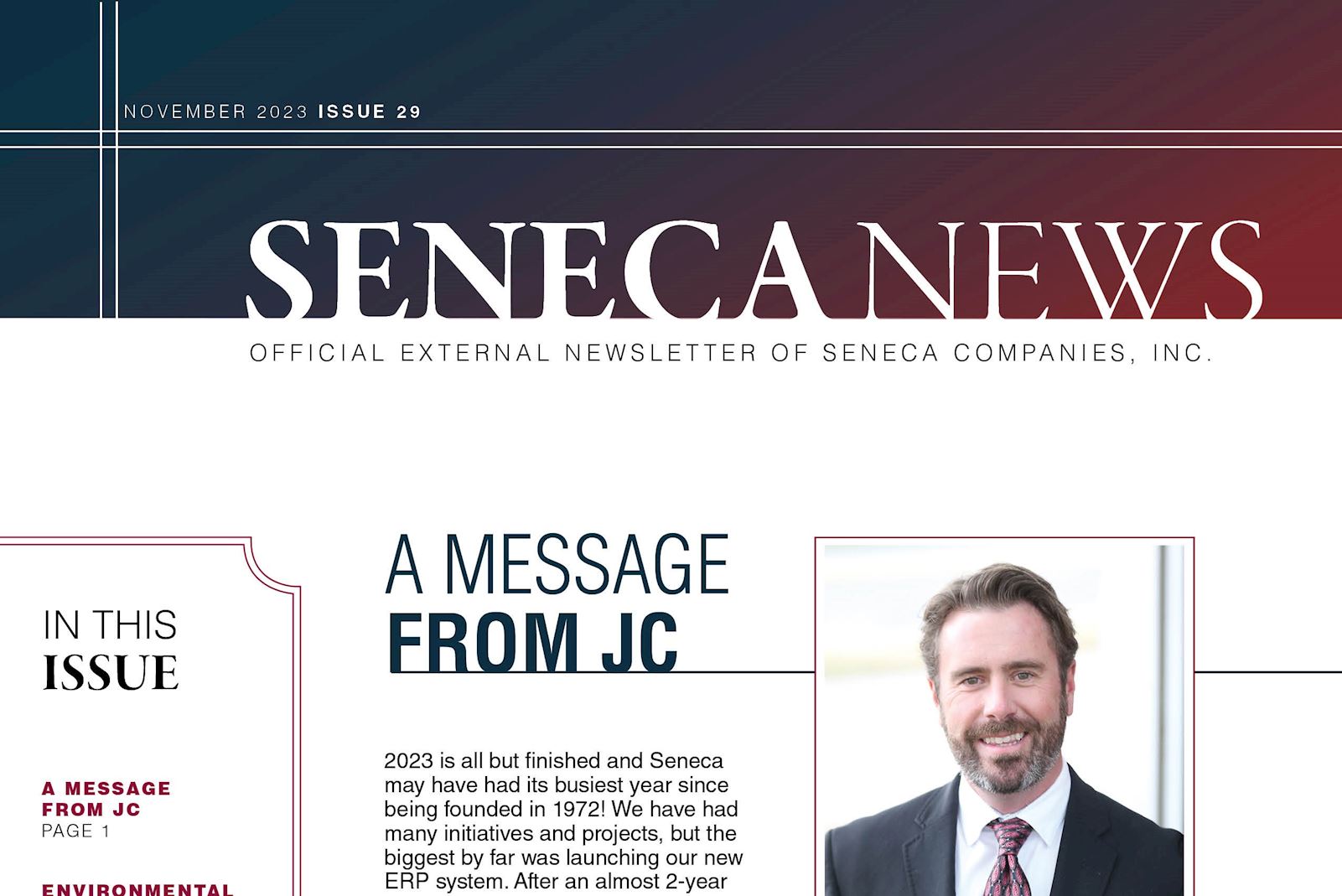 November 2023 - Seneca Newsletter