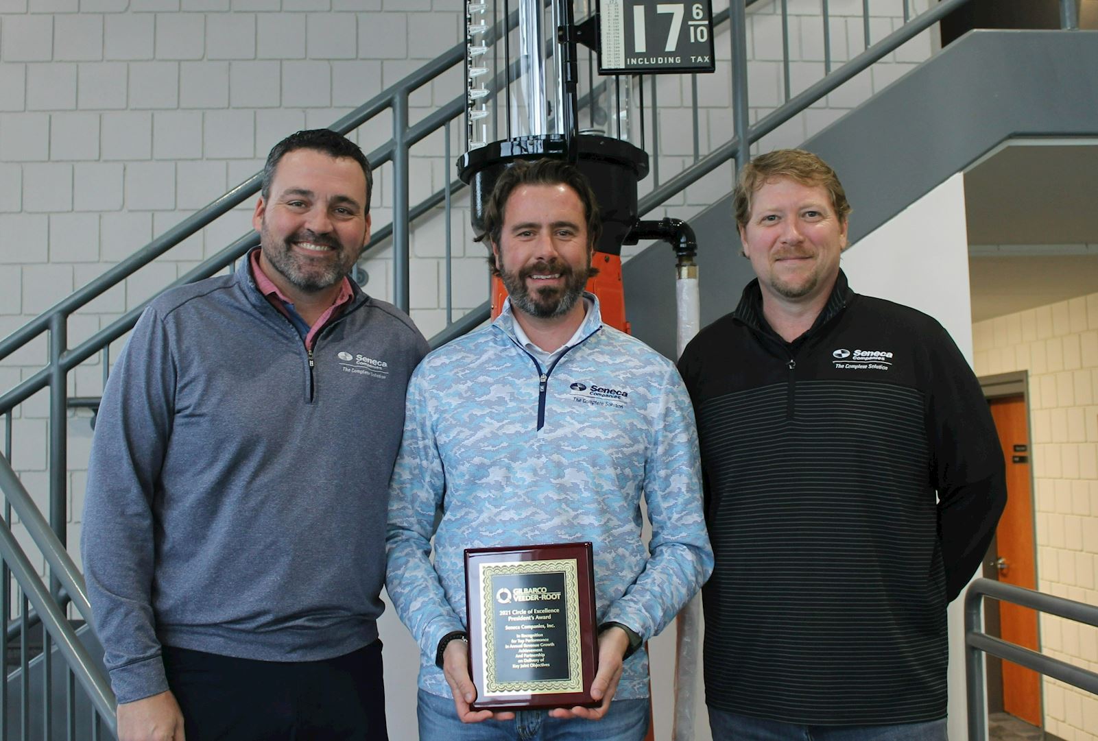 Seneca receives Distributor of the Year award from Gilbarco-Veeder Root