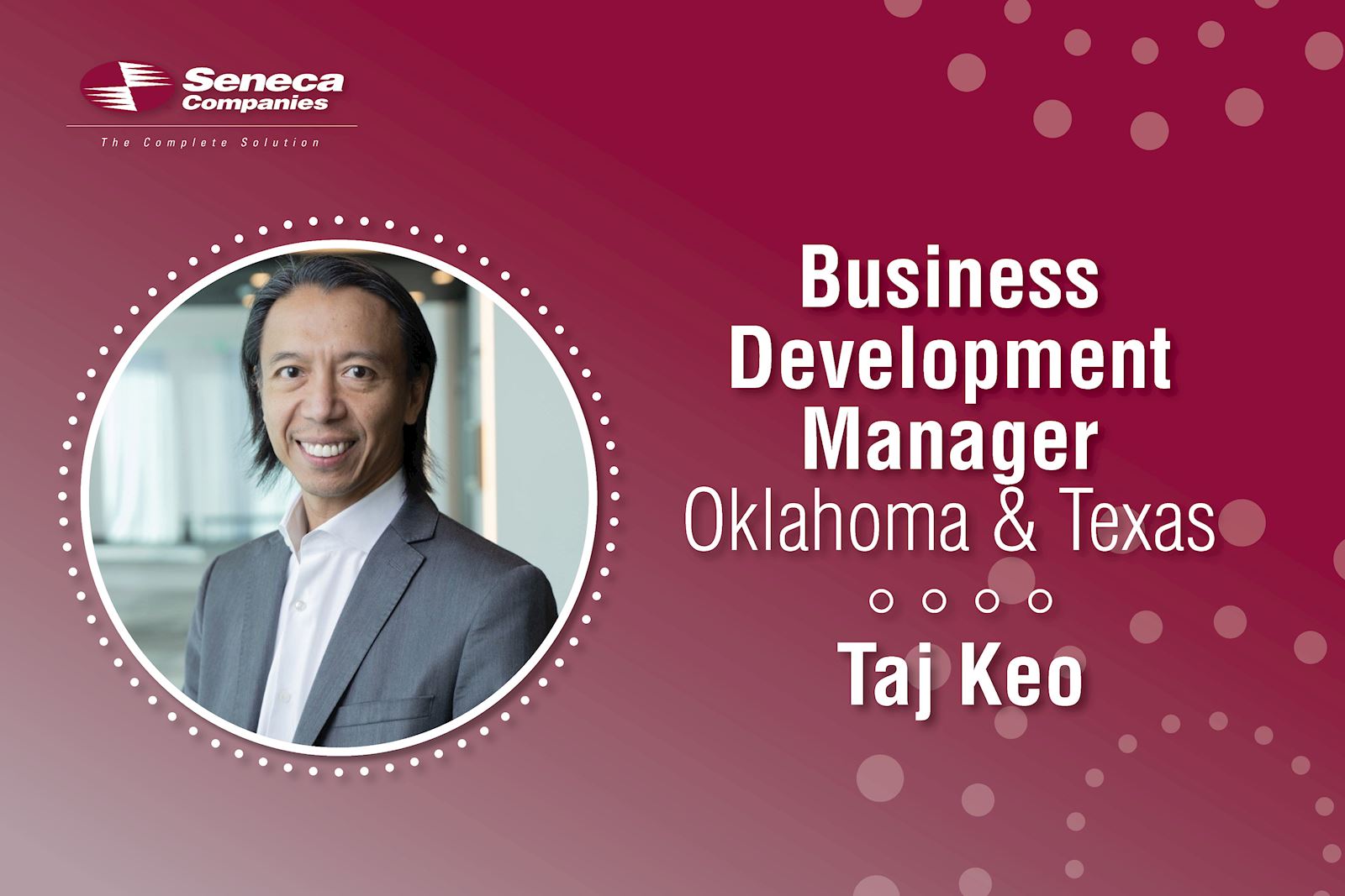 Seneca Companies names new Business Development Manager - Oklahoma & Texas