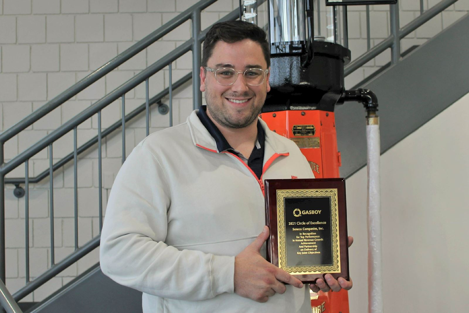 Seneca receives Gasboy's 2021 Circle of Excellence award